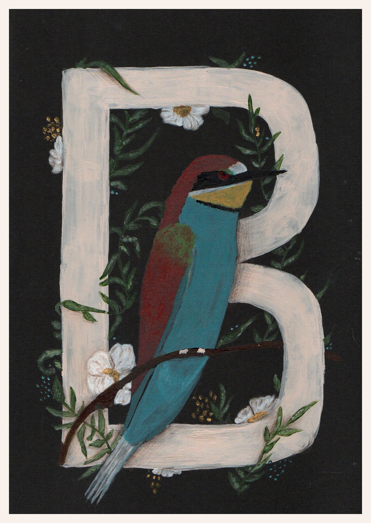 Original postcard - Herbs