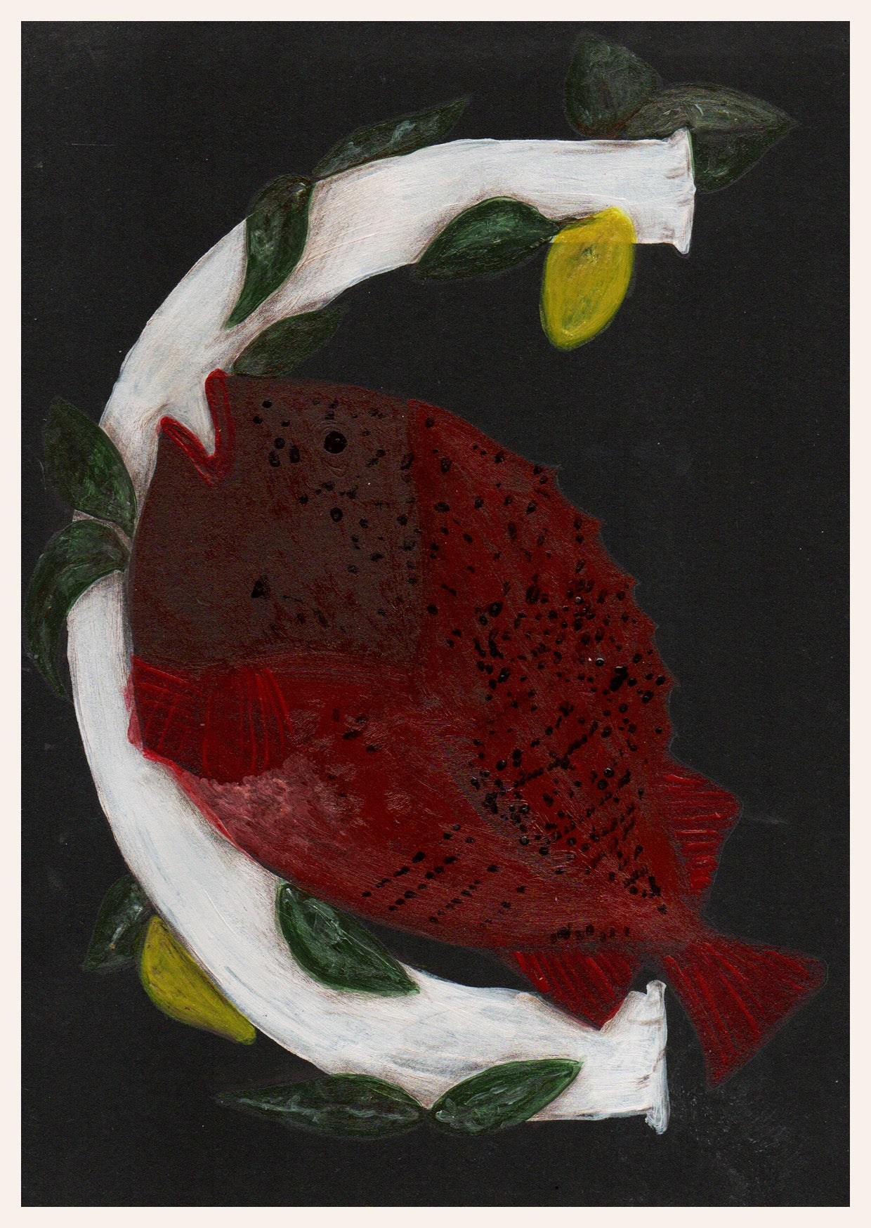 Original postcard - Herbs