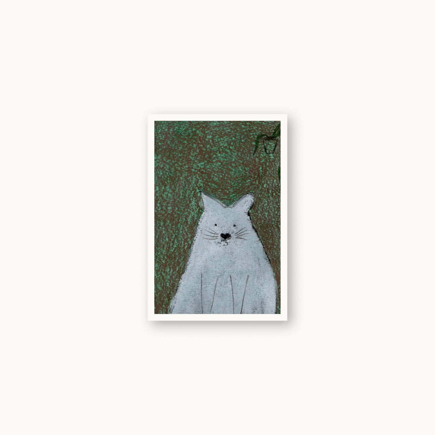 Original postcard - Cat portrait