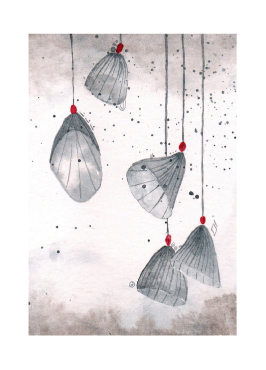 Christmas card - Dancing bells