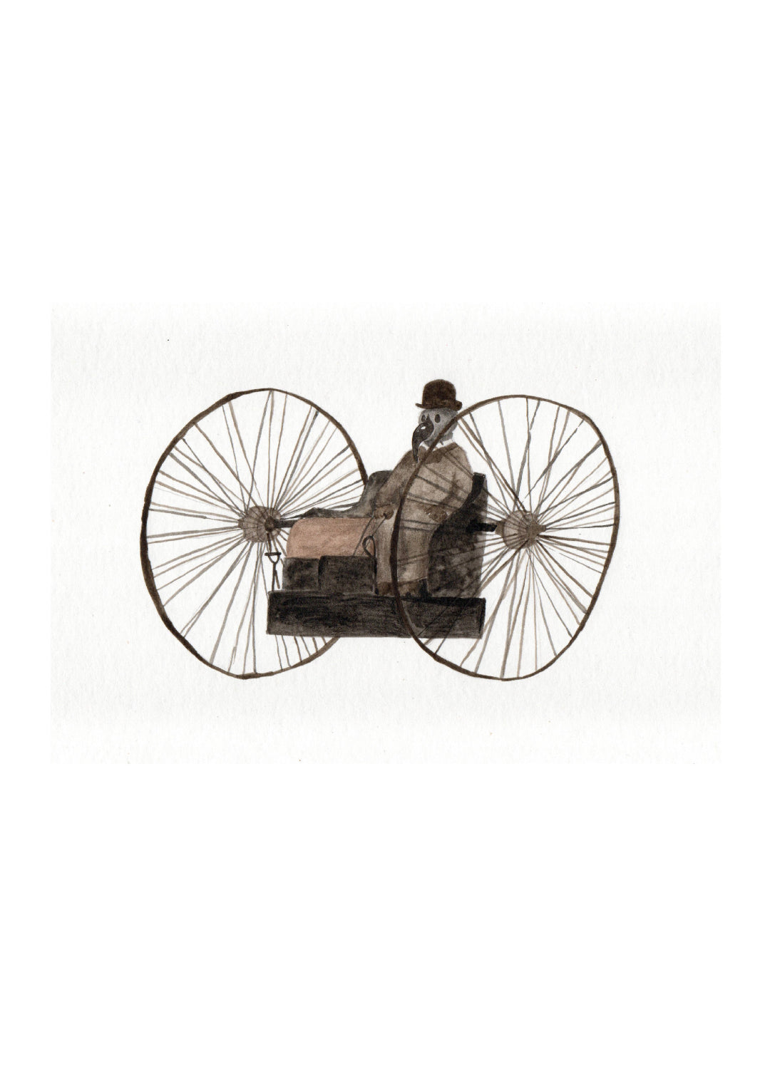 Christmas card - Wheels