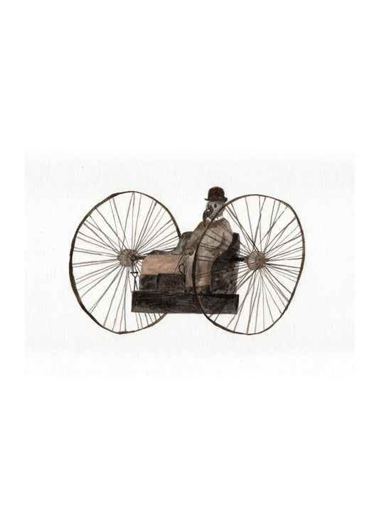 Christmas card - Wheels