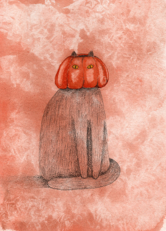 Autumn Holidays - Pumpkin Cat